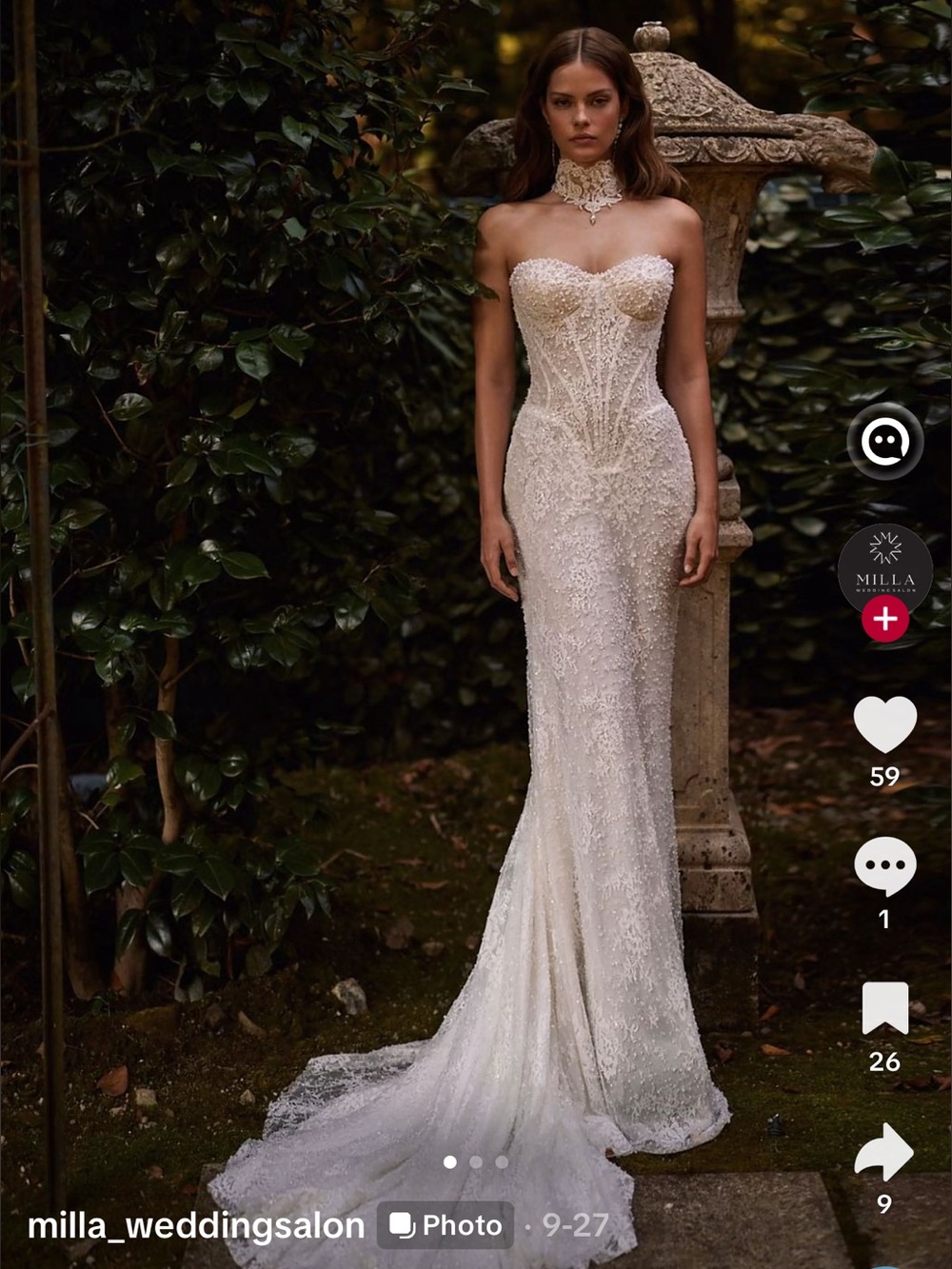 MillaNova Wedding Gown | Belen | worn 1 time | size XXS (US 2, UK 4, EU 32)